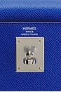 view 6 of 8 Hermes Epsom Kelly 28 Sellier Handbag in Bleu Electrique