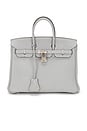 view 1 of 8 Hermes Togo Birkin 25 Handbag in Gris