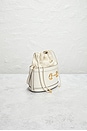view 4 of 8 Gucci Azalea Sakai Horsebit 1955 Drawstring Bucket Bag in Mystic White