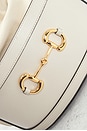 view 5 of 8 Gucci Azalea Sakai Horsebit 1955 Drawstring Bucket Bag in Mystic White