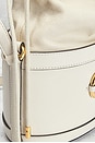 view 8 of 8 Gucci Azalea Sakai Horsebit 1955 Drawstring Bucket Bag in Mystic White
