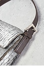 view 9 of 9 Fendi Vintage Sequin Baguette Shoulder Bag in Silver