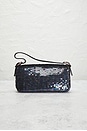 view 3 of 8 Fendi Beaded Baguette Shoulder Bag in Black