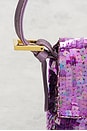 view 9 of 9 Fendi Sequin Baguette Shoulder Bag in Purple
