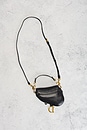 view 3 of 7 Dior Mini Saddle Bag in Black