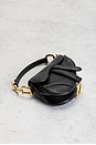 view 4 of 7 Dior Mini Saddle Bag in Black