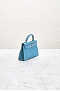 view 4 of 9 Hermes Epsom Kelly 20 Handbag in Bleu Jean