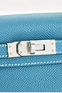 view 5 of 9 Hermes Epsom Kelly 20 Handbag in Bleu Jean