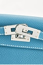 view 6 of 9 Hermes Epsom Kelly 20 Handbag in Bleu Jean