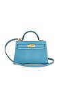view 1 of 9 Hermes Kelly 20 Handbag in Bleu Jean