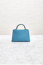 view 3 of 9 Hermes Kelly 20 Handbag in Bleu Jean