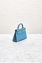 view 4 of 9 Hermes Kelly 20 Handbag in Bleu Jean