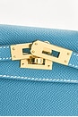 view 6 of 9 Hermes Kelly 20 Handbag in Bleu Jean