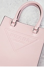 view 5 of 9 Prada Logo Drill Mini Tote Bag in Pink