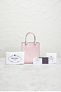 view 9 of 9 Prada Logo Drill Mini Tote Bag in Pink