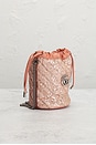 view 4 of 7 Gucci Sequin GG Marmont Bucket Bag in Brown