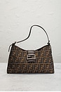 view 2 of 9 SAC PORTÉ ÉPAULE FENDI in Brown