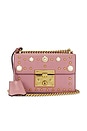 view 1 of 8 Gucci Pearl Studded Padlock Shoulder Bag in Pink