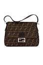 view 1 of 8 Fendi Zucca Mama Baguette Shoulder Bag in Tobacco Brown