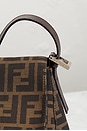 view 7 of 8 Fendi Zucca Mama Baguette Shoulder Bag in Tobacco Brown