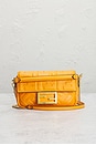 view 2 of 7 Fendi FF Embossed 1974 Baguette Shoulder Bag in Orange