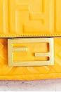 view 6 of 7 Fendi FF Embossed 1974 Baguette Shoulder Bag in Orange