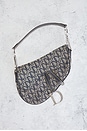 view 2 of 9 Dior Trotter Saddle Bag in Navy