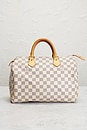 view 2 of 9 Louis Vuitton Damier Azur Speedy 30 Handbag in White