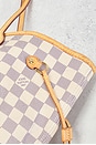 view 5 of 8 Louis Vuitton Damier Azur Neverfull MM Tote Bag in White