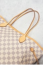 view 8 of 8 Louis Vuitton Damier Azur Neverfull MM Tote Bag in White