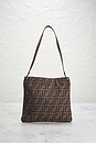 view 3 of 10 Fendi Zucca Shoulder Bag in Beige