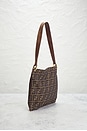 view 4 of 10 Fendi Zucca Shoulder Bag in Beige