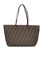 view 1 of 7 Fendi Zucca Roll Tote Bag in Brown
