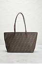 view 3 of 7 Fendi Zucca Roll Tote Bag in Brown
