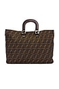 view 1 of 9 Fendi Zucca Tote Bag in Brown