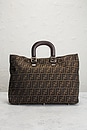 view 2 of 9 Fendi Zucca Tote Bag in Brown