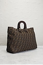 view 4 of 9 Fendi Zucca Tote Bag in Brown