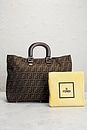 view 9 of 9 Fendi Zucca Tote Bag in Brown