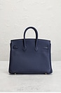 view 3 of 8 Hermes Togo Birkin 25 Handbag in Bleu Navy