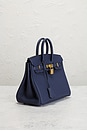 view 4 of 8 Hermes Togo Birkin 25 Handbag in Bleu Navy