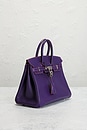 view 4 of 8 Hermes Epsom Birkin 25 Handbag in Bleu Iris