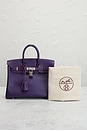 view 8 of 8 Hermes Epsom Birkin 25 Handbag in Bleu Iris
