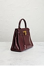 view 4 of 9 Hermes 1978 Box Kelly 28 Handbag in Bordeaux