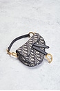 view 4 of 9 Dior Oblique Trotter Saddle Bag in Navy