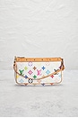 view 2 of 8 Louis Vuitton Monogram Pochette Accessoires Shoulder Bag in White