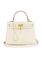 view 1 of 8 Hermes Epsom Kelly 25 Handbag in Craie