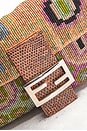 view 5 of 8 Fendi Vintage Embroidery Beaded Baguette Shoulder Bag in Multi