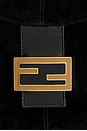 view 6 of 7 Fendi Suede Mama Baguette Shoulder Bag in Black