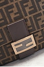 view 5 of 9 Fendi Zucca Baguette Shoulder Bag in Brown
