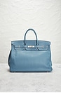 view 2 of 8 Hermes Taurillon Clemence Birkin 40 Retourne Handbag n Bleu Jean in Bleu Jean